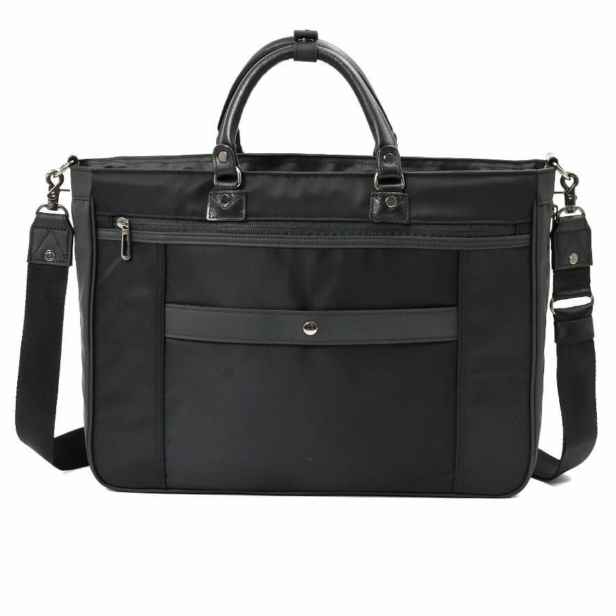 公式】 moustache on time ナイロンビジネスブリーフ 高密度ナイロン