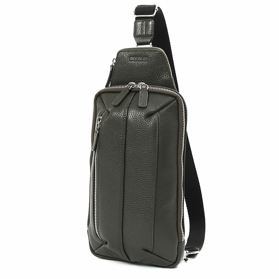 公式】 DOUBLES ボディバッグ 牛革 WRC-7950 ハーヴェスト