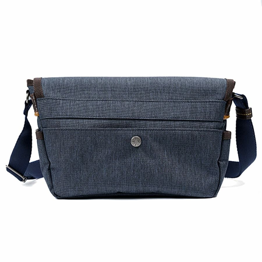 公式】 MOUSTACHE メッセンジャーバッグS シュリンク合皮×白化合皮×杢