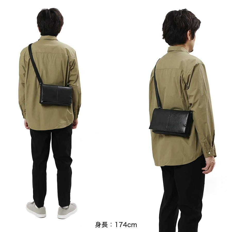 公式】 DOUBLES 2wayクラッチショルダーS 牛革×ポリエステル JDI-7145