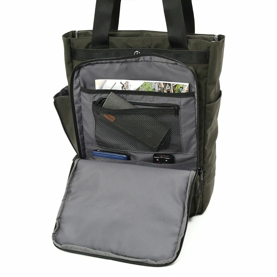 公式】 moustache on time トートリュックサック 高密ポリエステル撥水