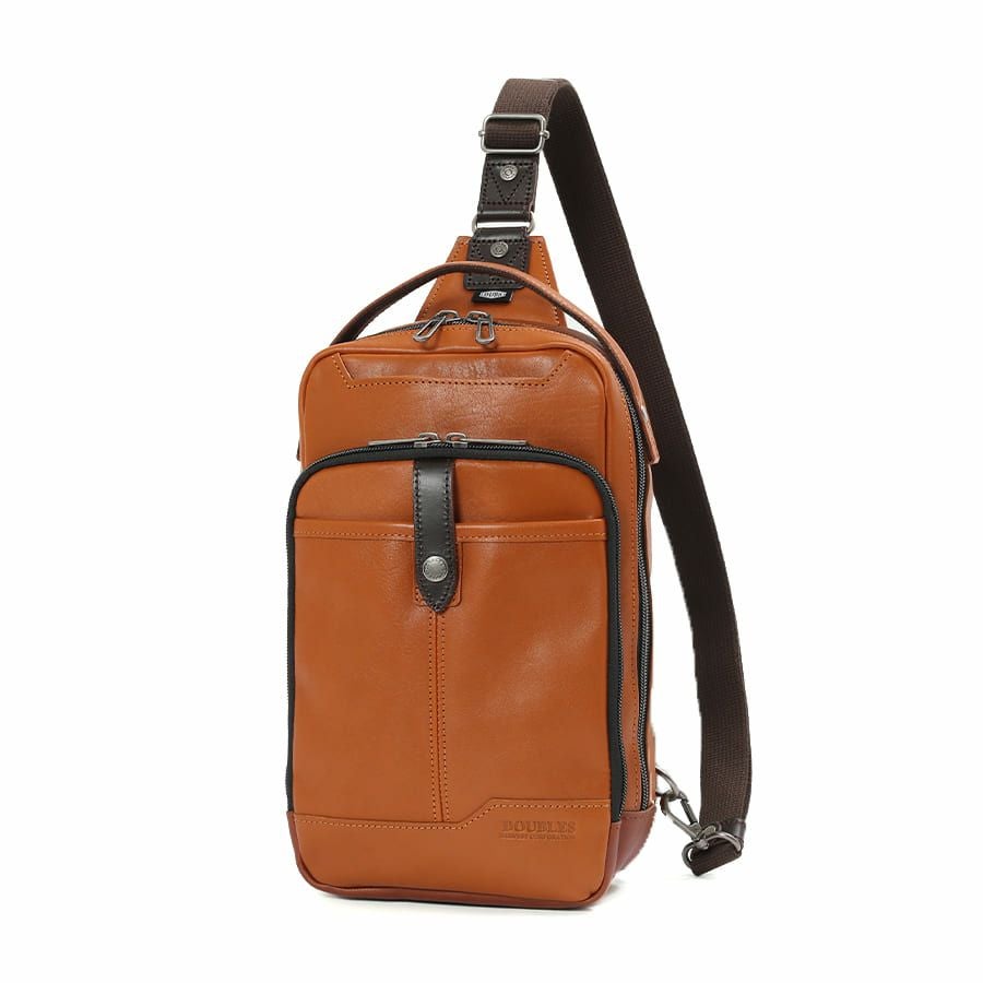 【新品】harvest DOUBLES ボディバッグ 牛革 公式】 DOUBLES 2WAYボディリュック 牛革×イタリアン牛革 JPU-7464