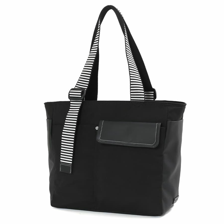 公式】 MOUSTACHE トートバック ポリエステル×マット合皮×コーティング