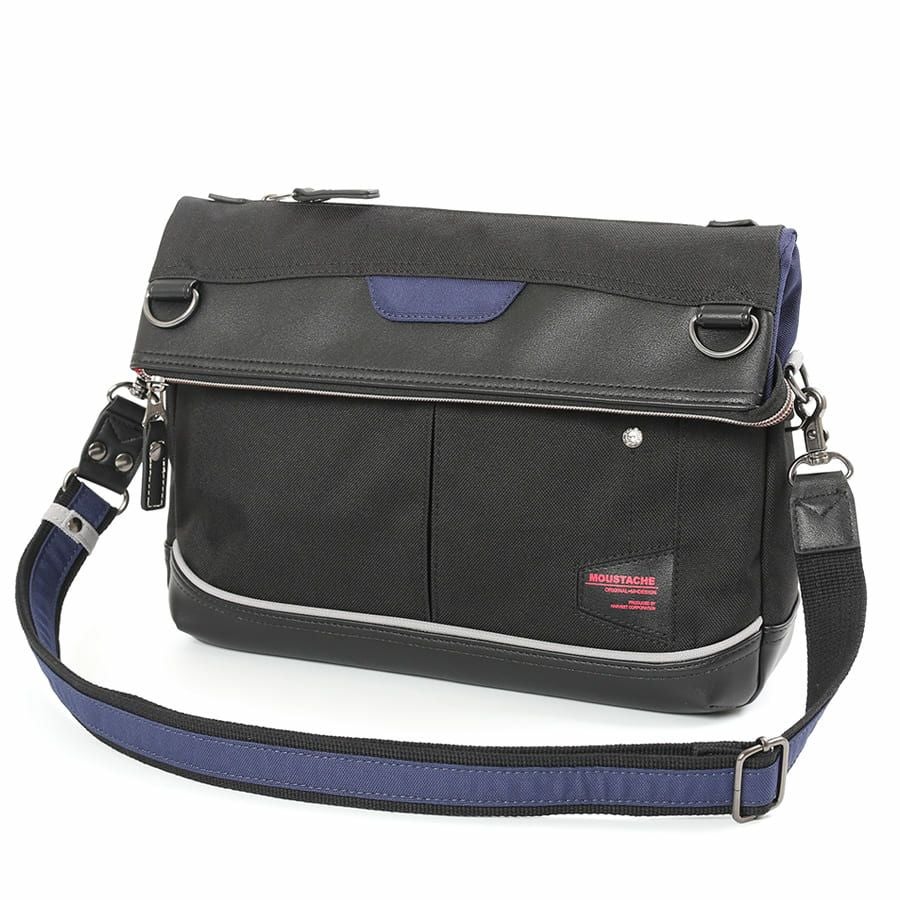 【エヴァンゲリオンコラボ】【数量限定】 MOUSTACHE ショルダーバッグ ポリエステル×合皮 JED-1500