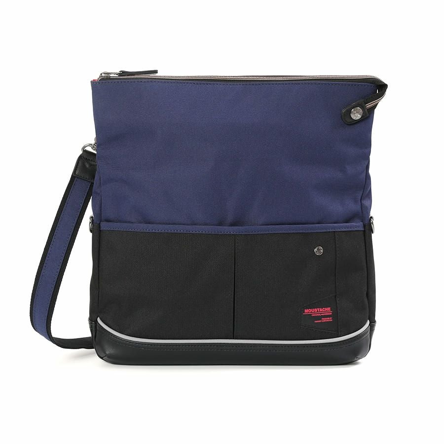 MOUSTACHE ショルダーバッグ ポリエステル×合皮 JED-1500