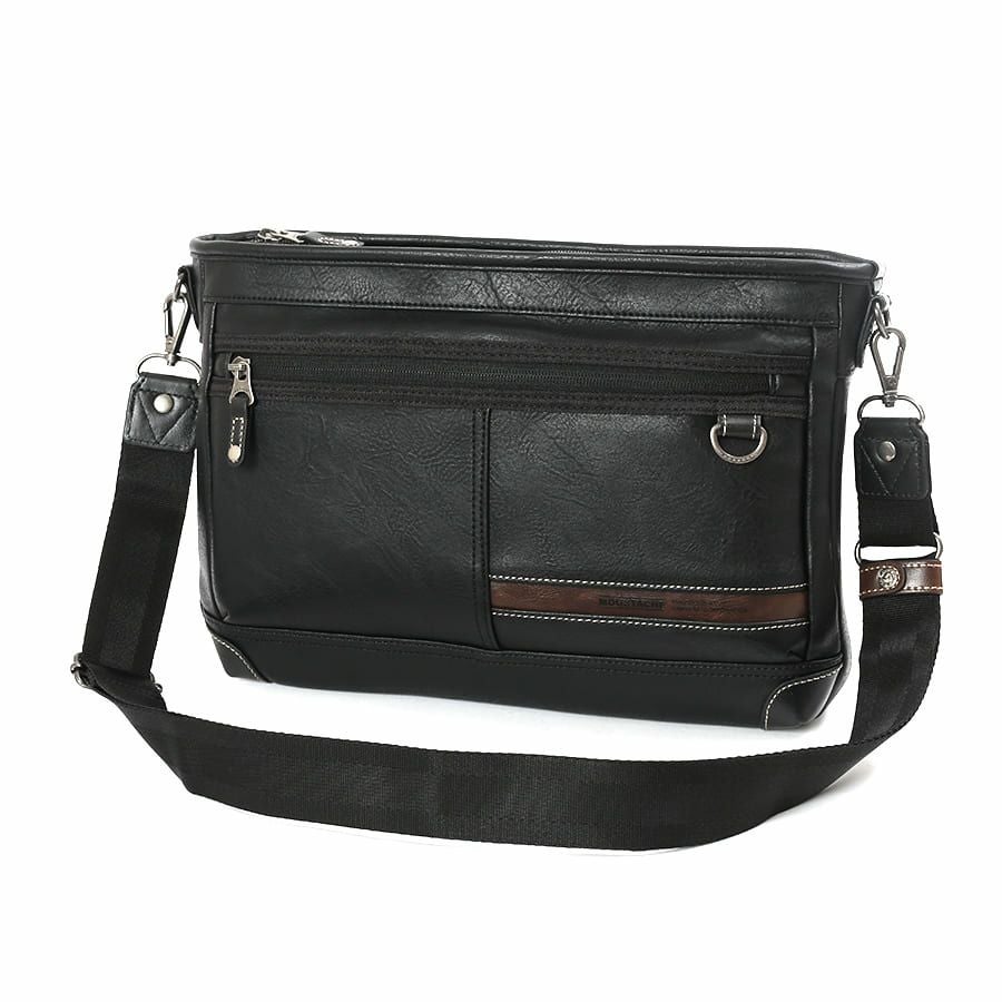 公式】 MOUSTACHE ショルダーバッグ 合皮 JTZ-4156 ハーヴェスト