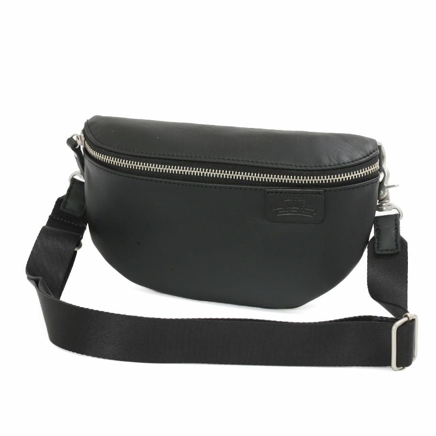 ドライボーンズ Dry Bone レザー バッグ ウエストバック ボディバッグ ドライボーンズ Leather Waist Bag DBG-001C ブラック | アメカジ
