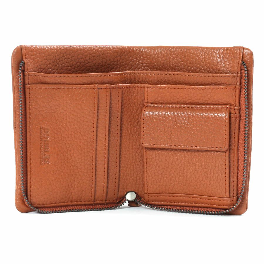 公式】 DOUBLES ミドルウォレット 牛革 WRX-7771 ハーヴェスト