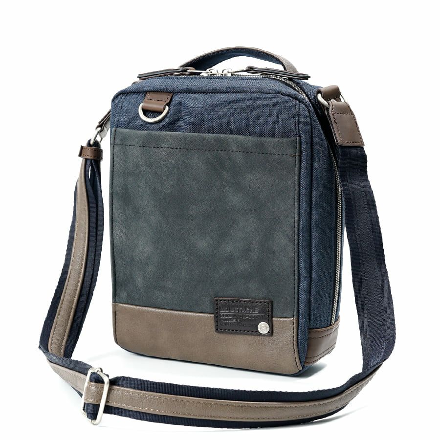 MOUSTACHE ラウンドショルダー ヌバック調合皮×合皮×ポリエステル JOH-4275