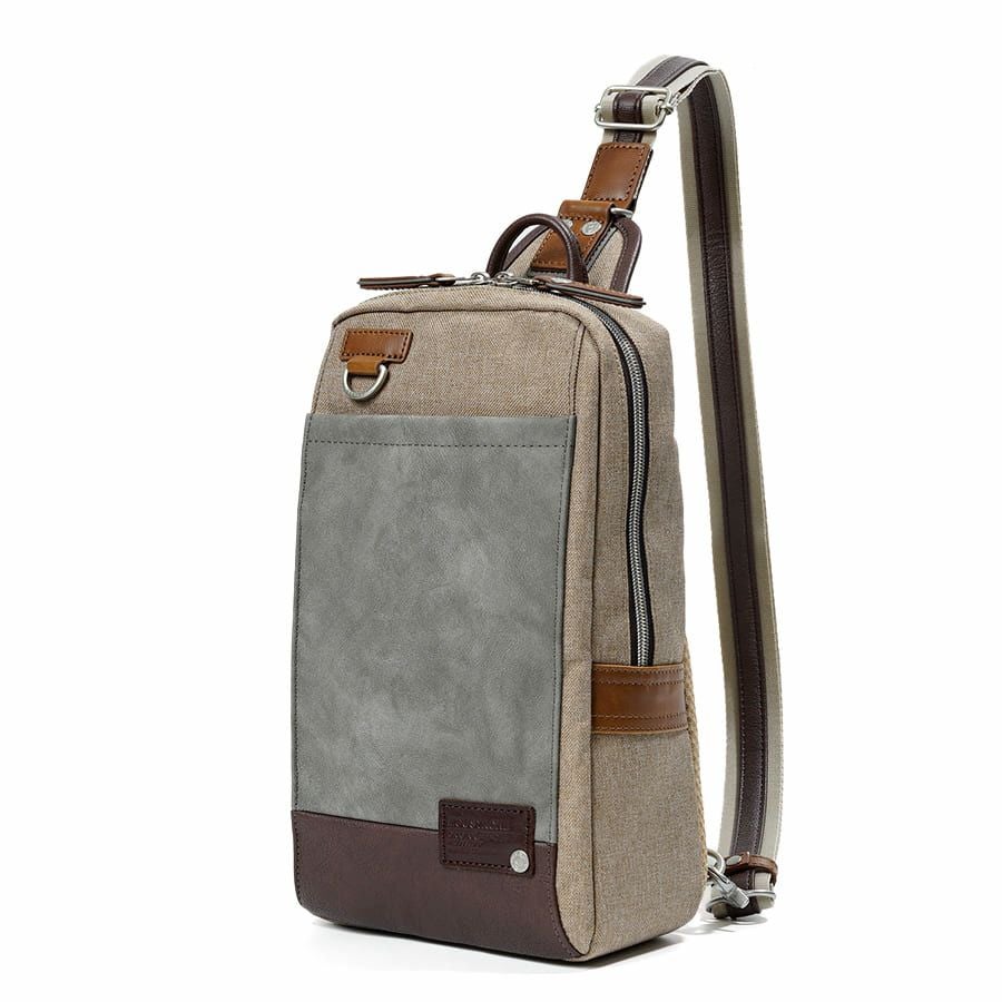  MOUSTACHE ボディバッグ ヌバック調合皮×合皮×ポリエステル JOH-4276