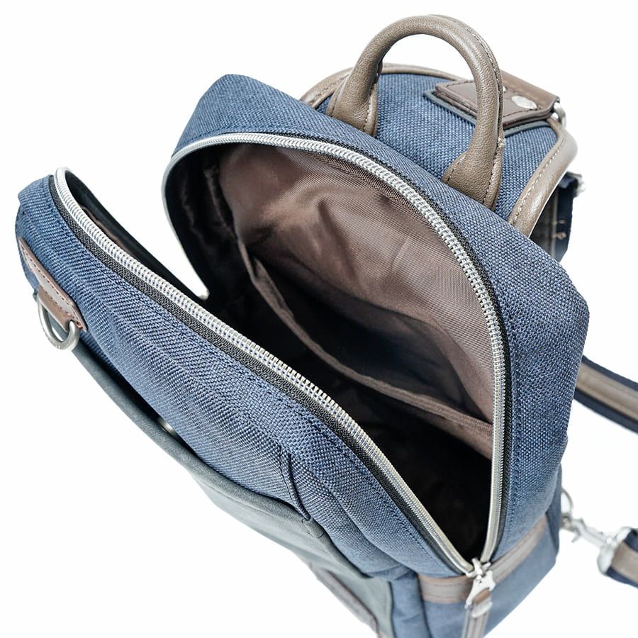  MOUSTACHE ボディバッグ ヌバック調合皮×合皮×ポリエステル JOH-4276