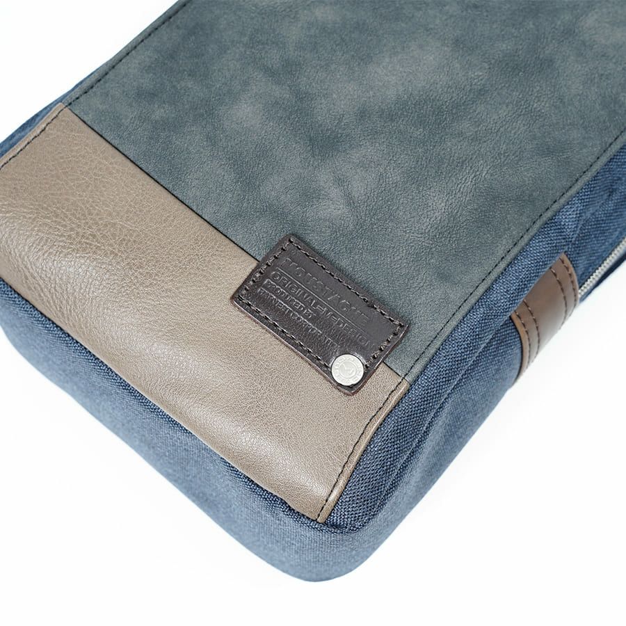  MOUSTACHE ボディバッグ ヌバック調合皮×合皮×ポリエステル JOH-4276