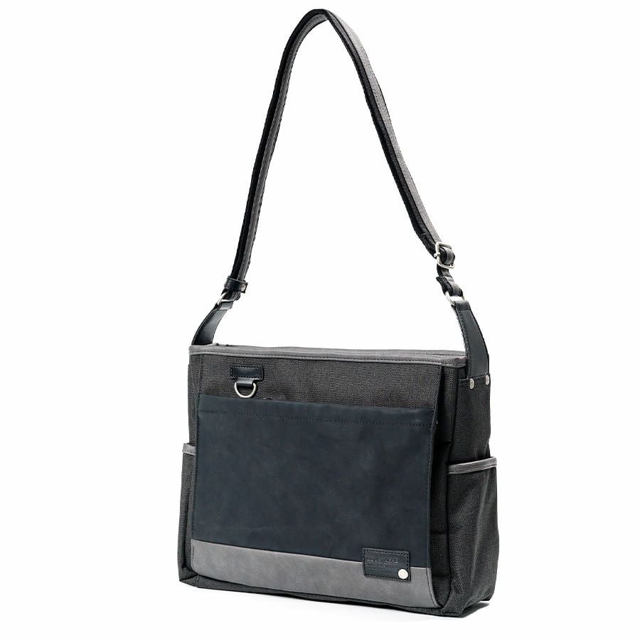 MOUSTACHE ショルダーバッグ ヌバック調合皮×合皮×ポリエステル JOH-4277