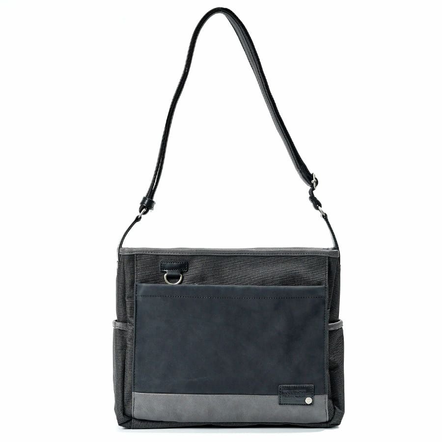 MOUSTACHE ショルダーバッグ ヌバック調合皮×合皮×ポリエステル JOH-4277