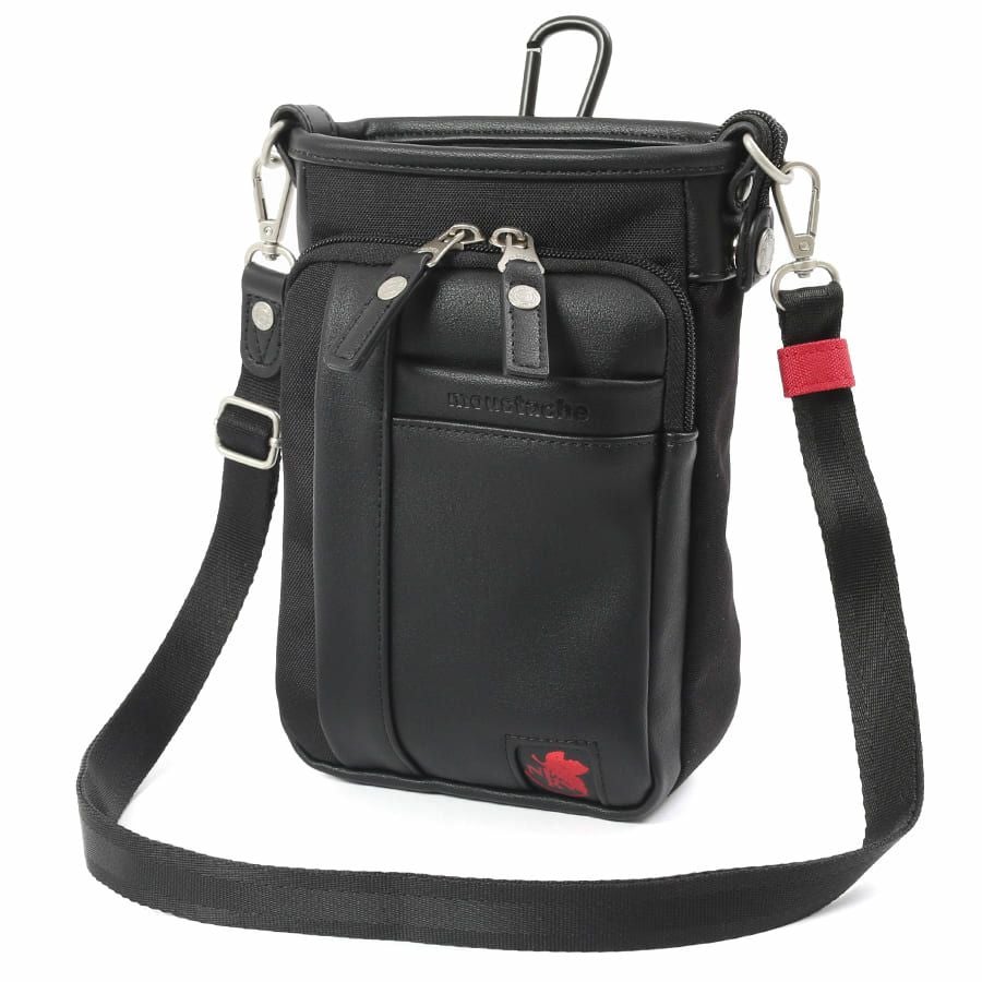【エヴァンゲリオンコラボ】 MOUSTACHE ミニショルダーバッグ 合皮×ポリエステル JEZ-4485