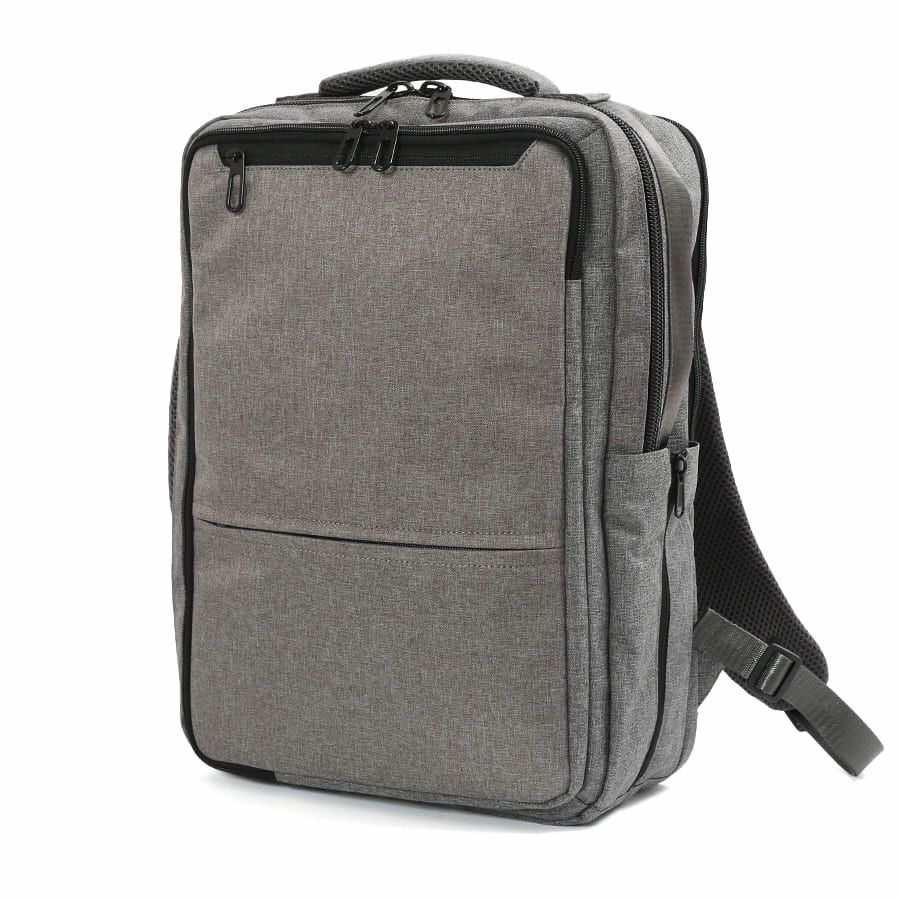 moustache on time 3層ビジネスリュック ヘリンボーンポリ×杢調ポリ MHB-2781