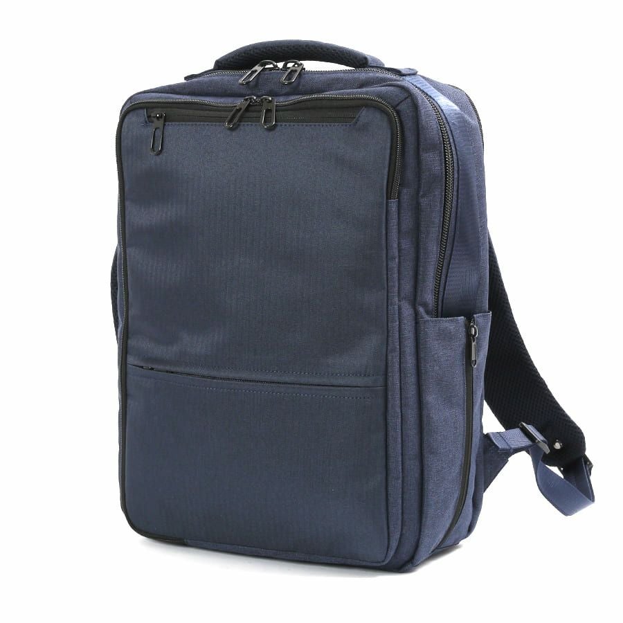 moustache on time 3層ビジネスリュック ヘリンボーンポリ×杢調ポリ MHB-2781