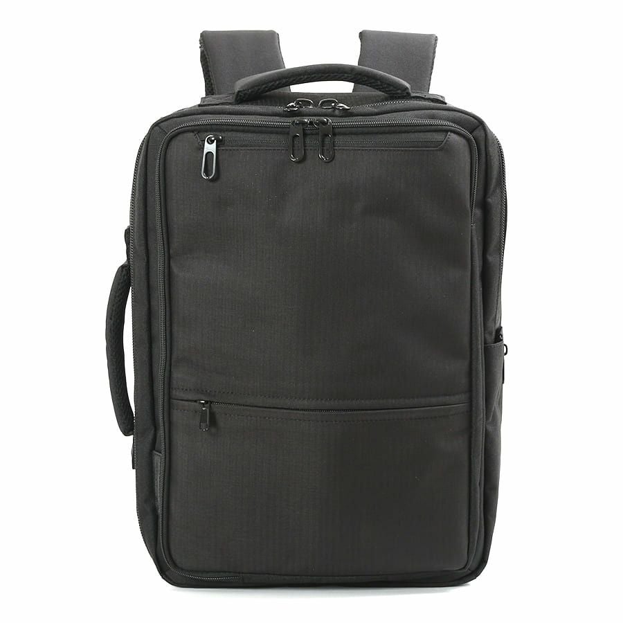 moustache on time 3層ビジネスリュック ヘリンボーンポリ×杢調ポリ MHB-2781