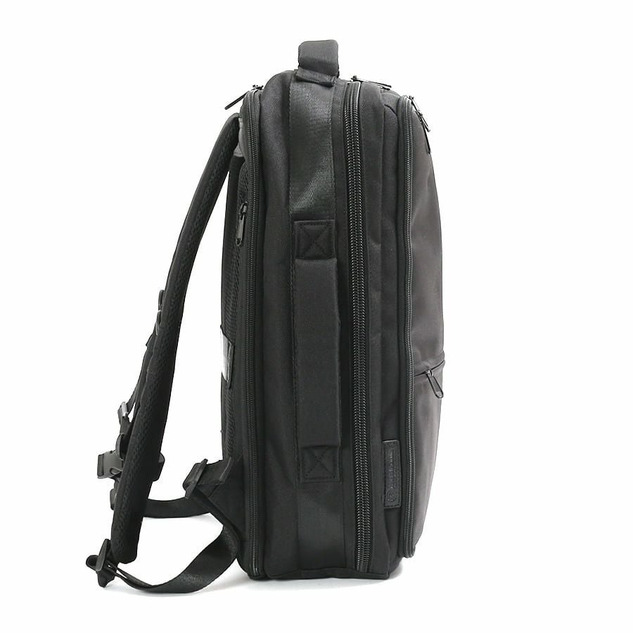 moustache on time 3層ビジネスリュック ヘリンボーンポリ×杢調ポリ MHB-2781