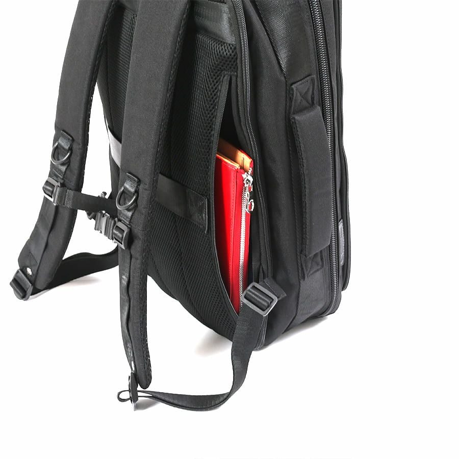 moustache on time 3層ビジネスリュック ヘリンボーンポリ×杢調ポリ MHB-2781