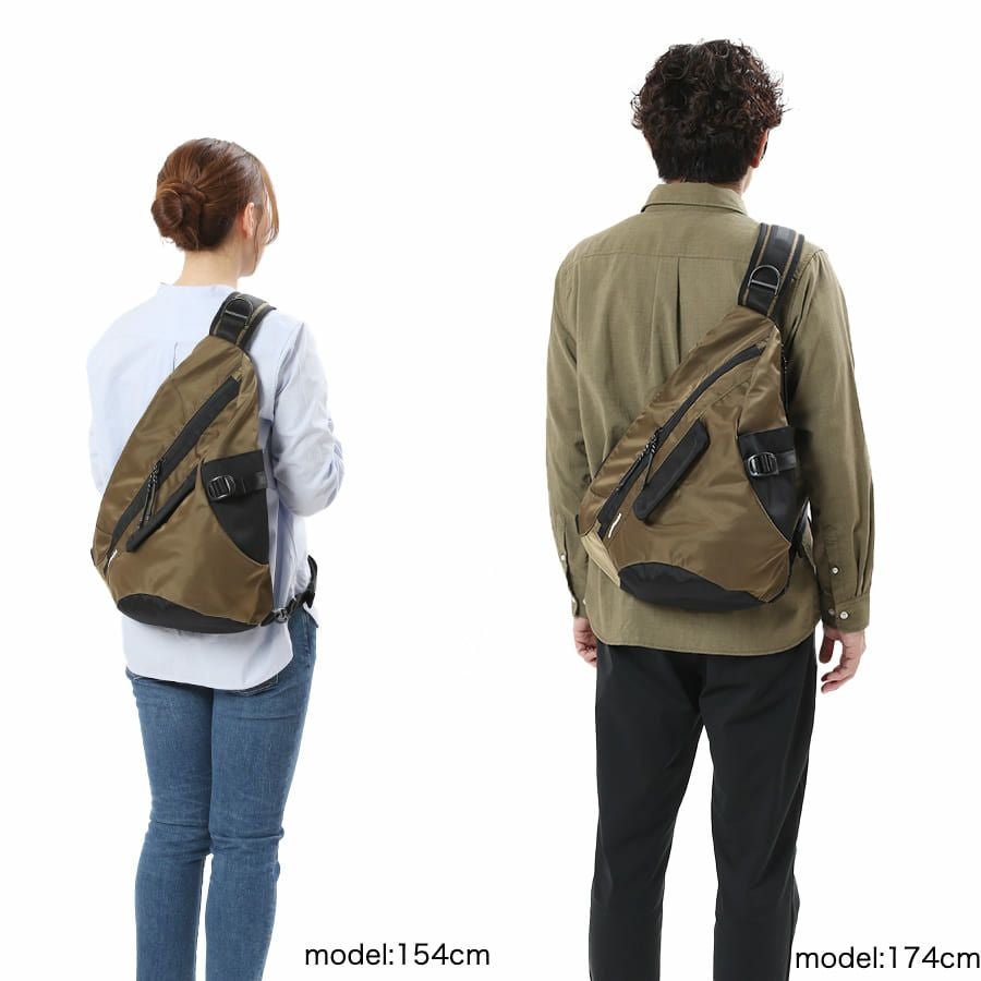 公式】 MOUSTACHE スリングバッグ 210Dヘビーツイルナイロン