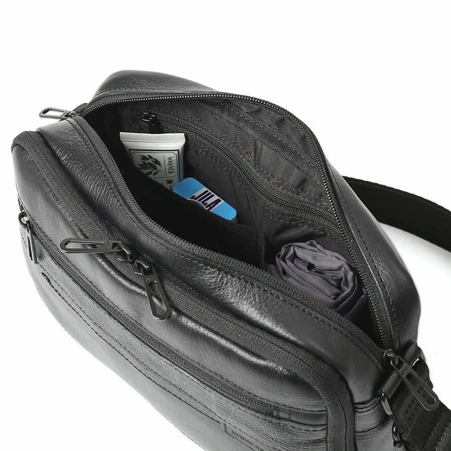 【WEB限定】 DOUBLES ショルダーバッグ(S) 牛革 BZN-7025N