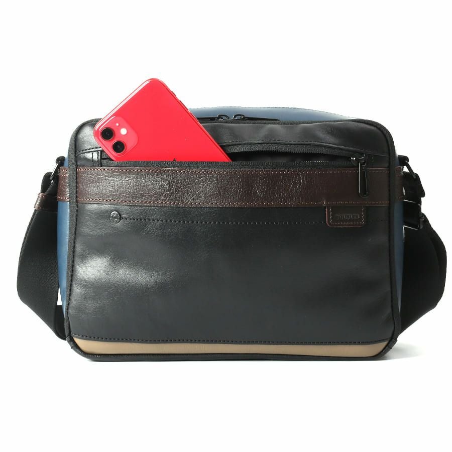 【WEB限定】 DOUBLES ショルダーバッグ(M) 牛革 BZN-7026N