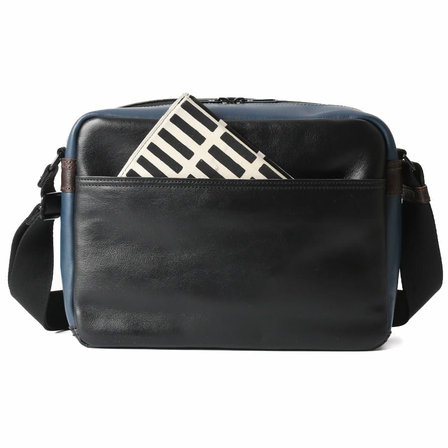 【WEB限定】 DOUBLES ショルダーバッグ(M) 牛革 BZN-7026N