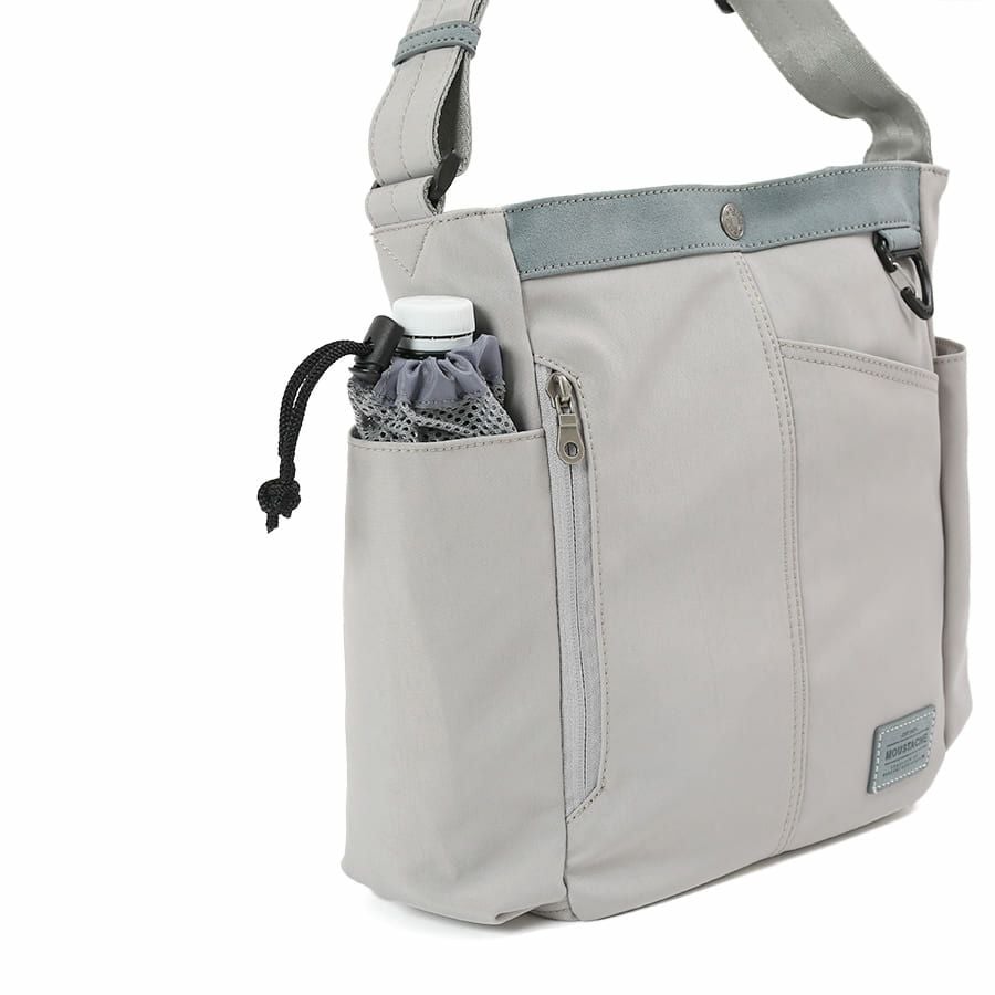 MOUSTACHE ショルダーバッグ ナイロン×ベロア調合皮 JVJ-4110