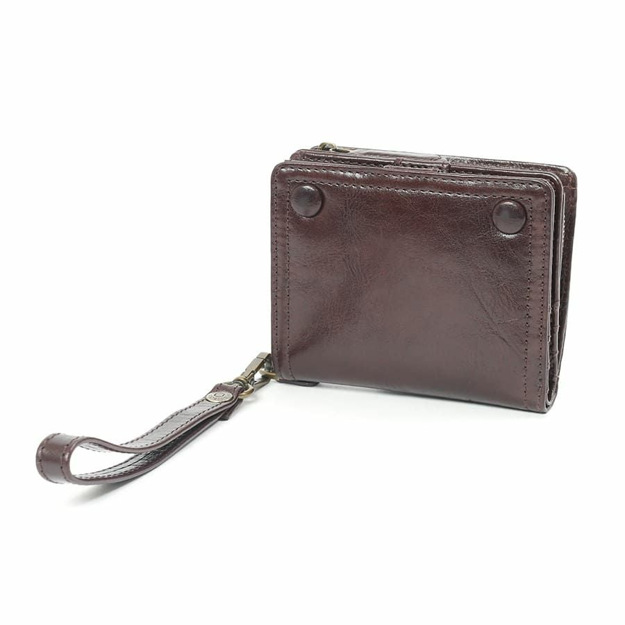 DOUBLES 二つ折り財布 牛革(アイロン加工) KLE-7700