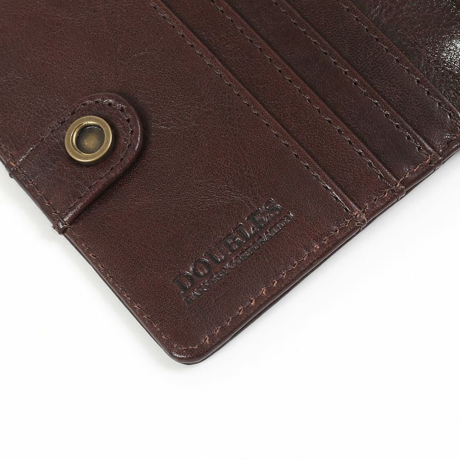 DOUBLES 二つ折り財布 牛革(アイロン加工) KLE-7700