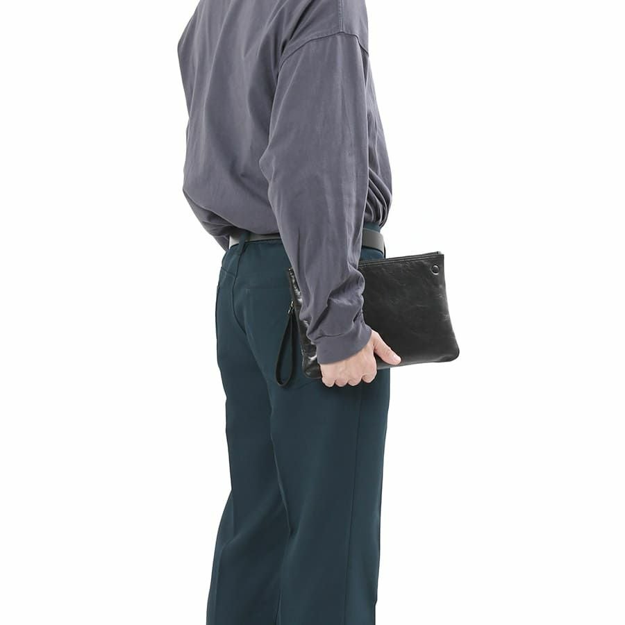 DOUBLES 2WAYサコッシュショルダー 牛革(アイロン加工) KLE-7704