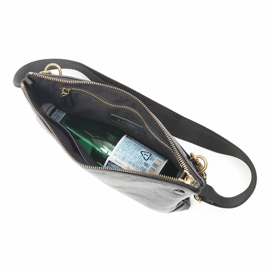 DOUBLES 2WAYサコッシュショルダー 牛革(アイロン加工) KLE-7704