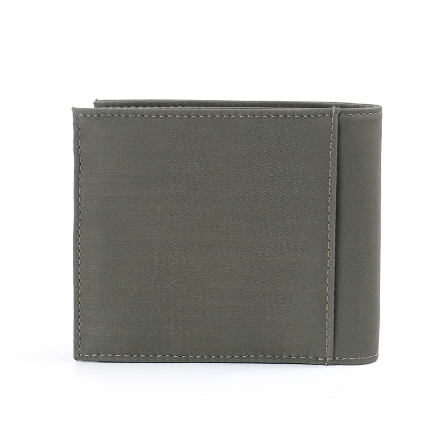 MOUSTACHE 二つ折り財布 撥水ポリエステル×牛革 KXX-4426