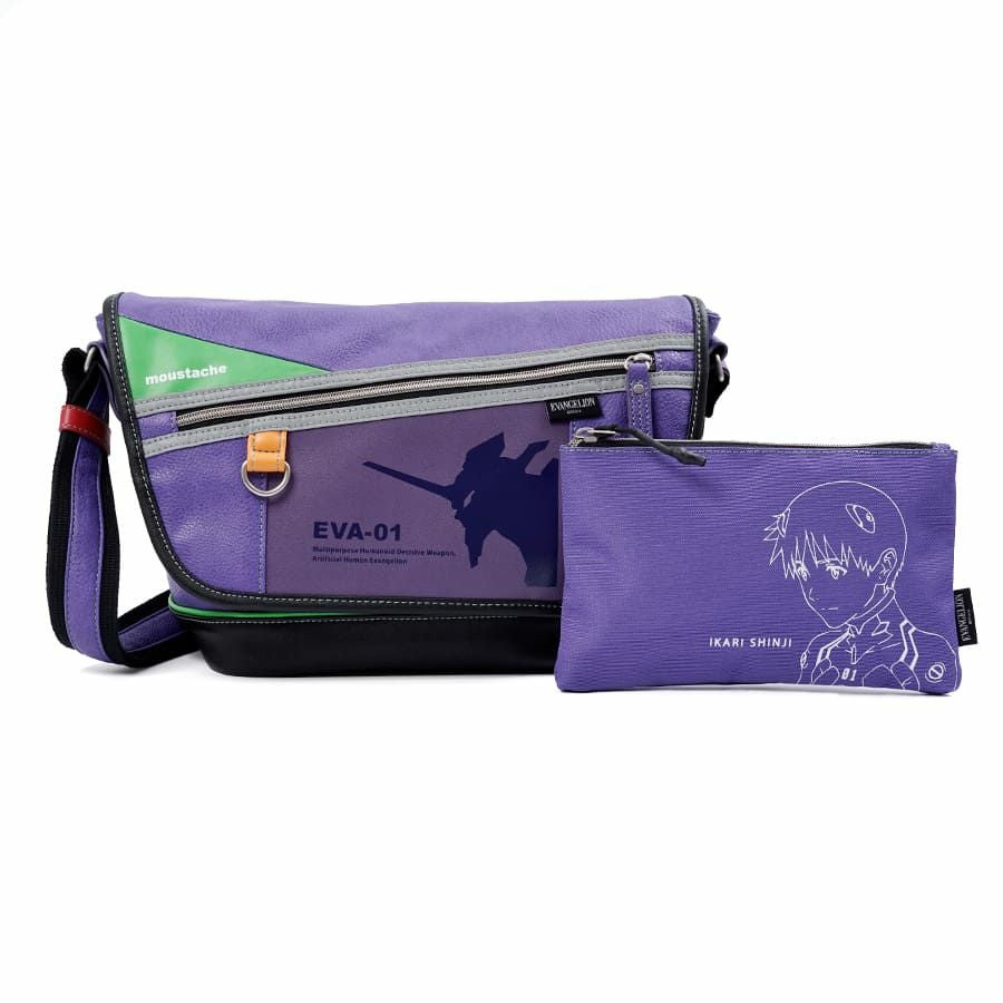 新品 限定 エヴァンゲリオン オジャガデザイン レザー ポーチ シンジ 公式】 【エヴァンゲリオンコラボ】 エヴァ・シンクロショルダーバッグ