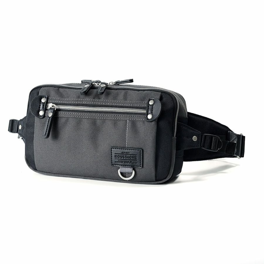 公式】 MOUSTACHE ウエストバッグ ポリエステル×合皮 JJL-0321