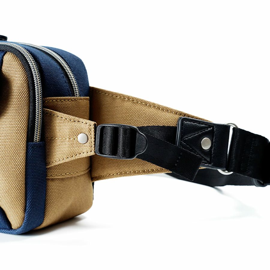 公式】 MOUSTACHE ウエストバッグ ポリエステル×合皮 JJL-0321