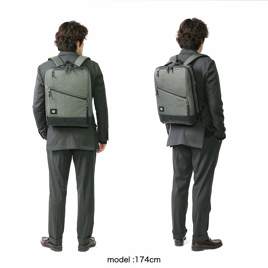  moustache on time リュックサック バリスティックナイロン×マットターポリン×牛革 JRR-2756