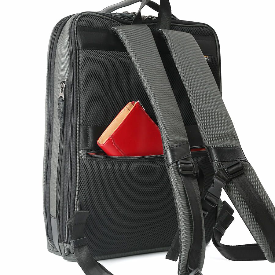  moustache on time リュックサック バリスティックナイロン×マットターポリン×牛革 JRR-2756