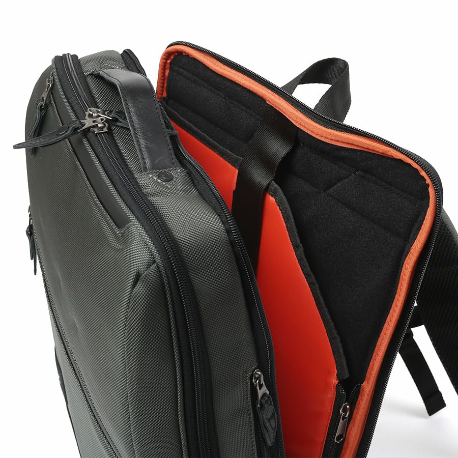  moustache on time リュックサック バリスティックナイロン×マットターポリン×牛革 JRR-2756