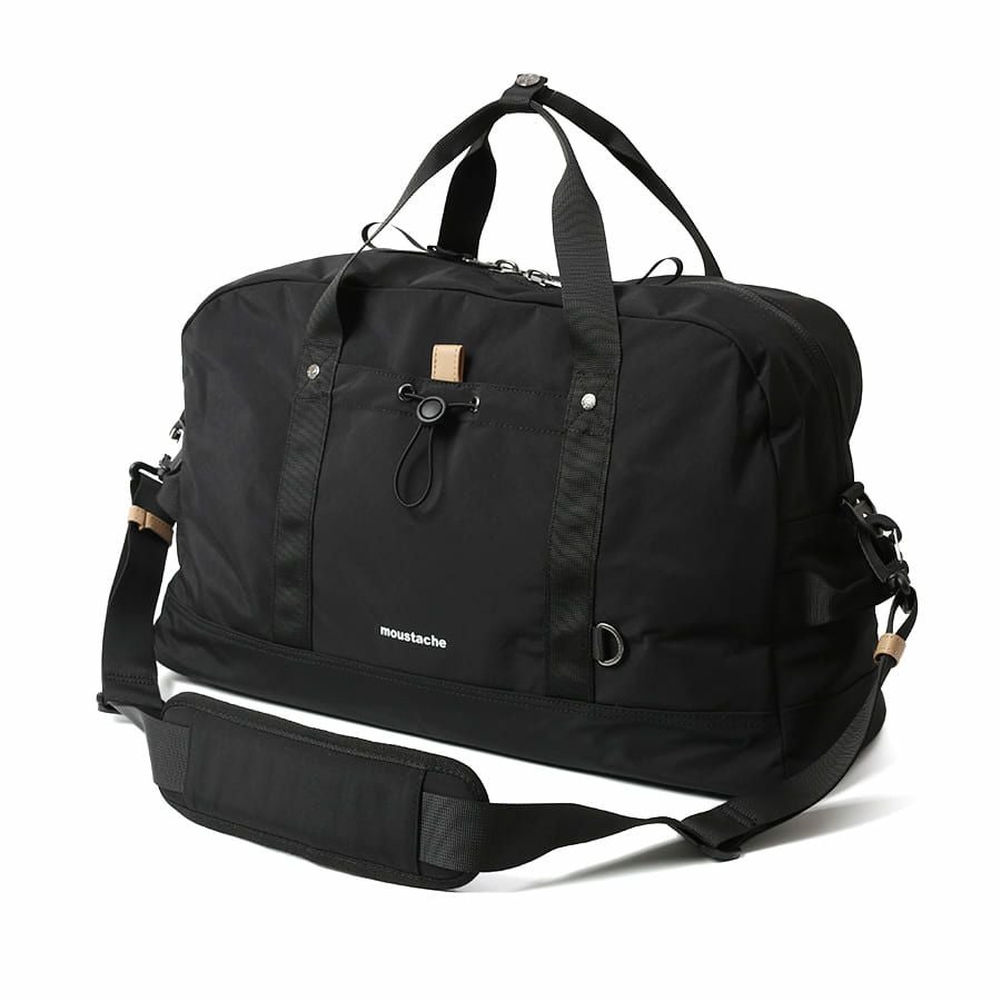 MOUSTACHE ボストンバッグ シワ加工ナイロン MEG-4433