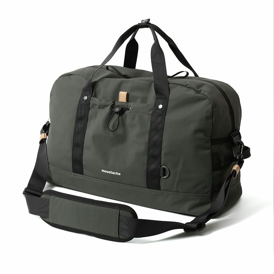 MOUSTACHE ボストンバッグ シワ加工ナイロン MEG-4433