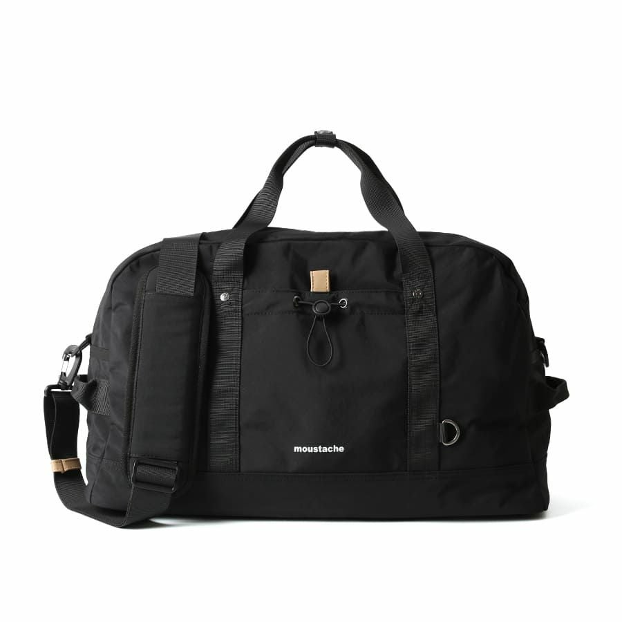 MOUSTACHE ボストンバッグ シワ加工ナイロン MEG-4433
