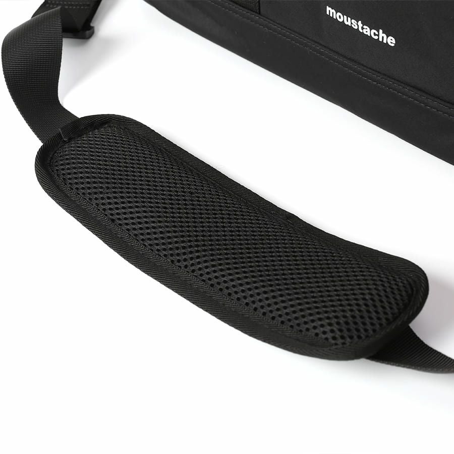 MOUSTACHE ボストンバッグ シワ加工ナイロン MEG-4433