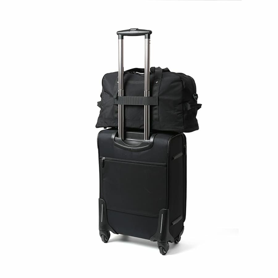 MOUSTACHE ボストンバッグ シワ加工ナイロン MEG-4433