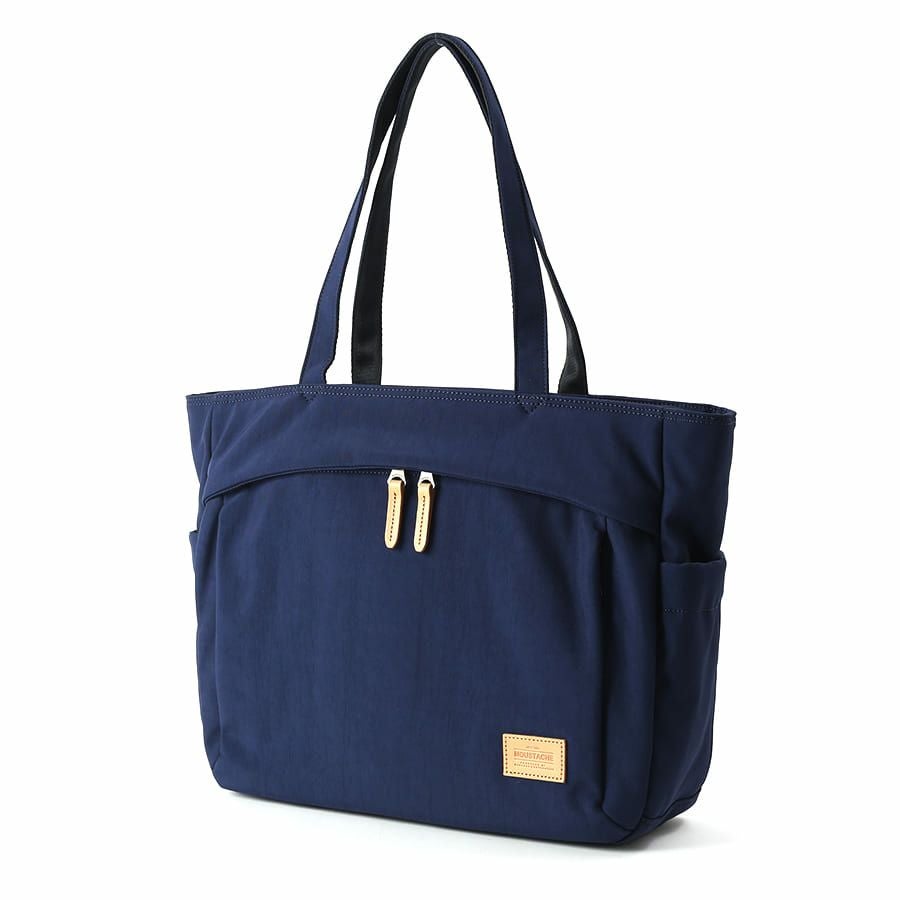 MOUSTACHE トートバッグ ポリエステル×牛革 BAT-4073