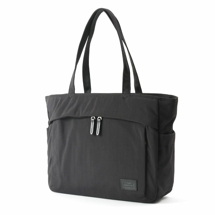 MOUSTACHE トートバッグ ポリエステル×牛革 BAT-4073