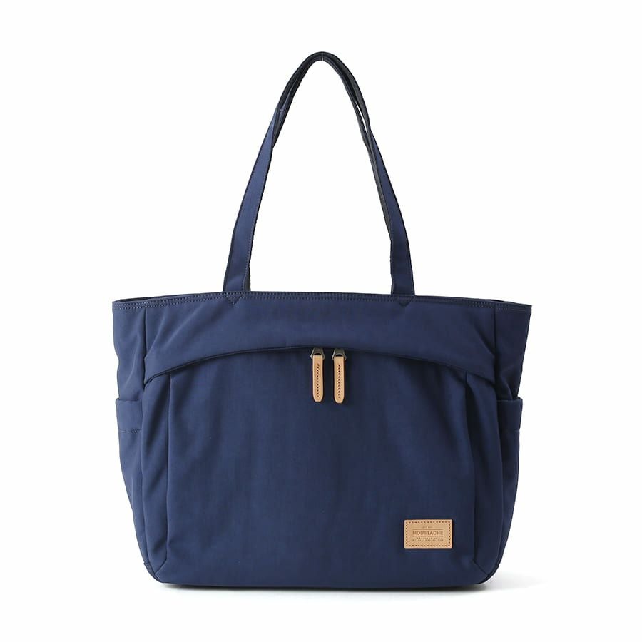 MOUSTACHE トートバッグ ポリエステル×牛革 BAT-4073