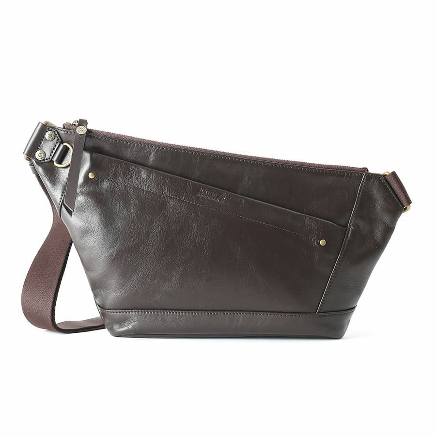 DOUBLES ボディバッグ 牛革 KRM-7725