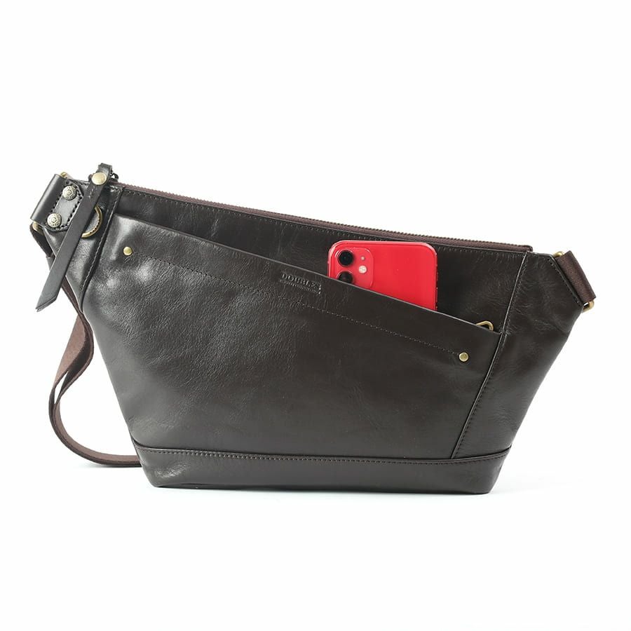 DOUBLES ボディバッグ 牛革 KRM-7725